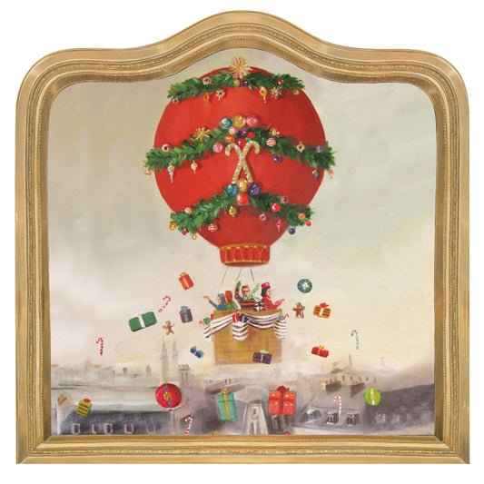 Die-Cut Christmas Balloon Ride Placemat