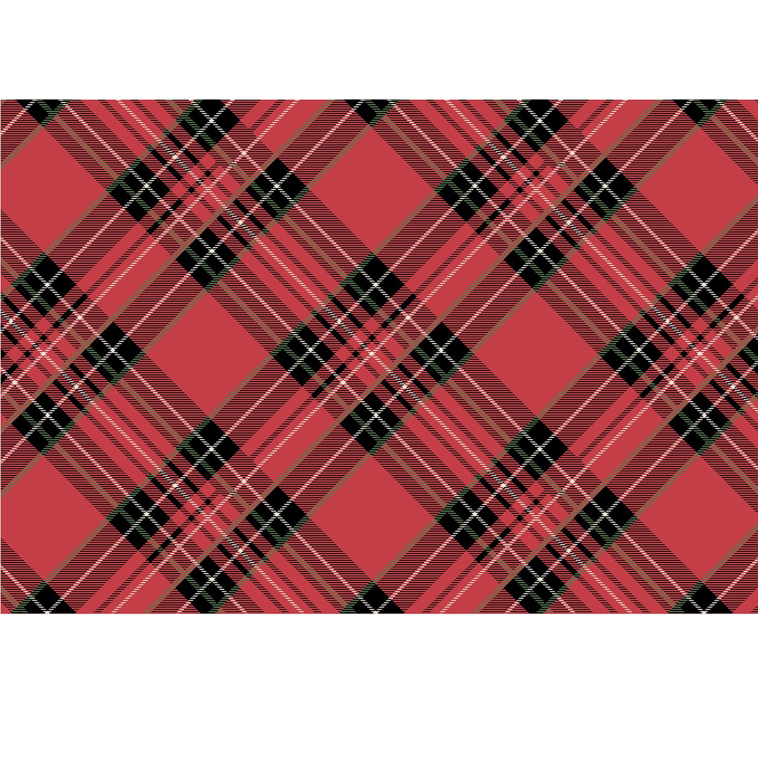 Red Plaid Placemat