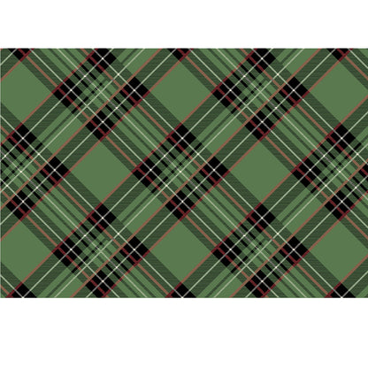 Green Plaid Placemat