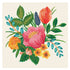 An illustration of Sweet Garden Napkins adorned with florals, perfect for garden parties, by Hester & Cook.