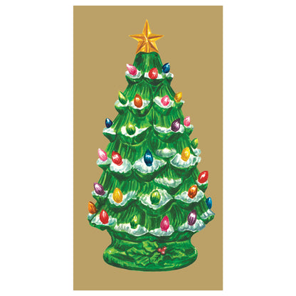 Vintage Christmas Tree Napkins