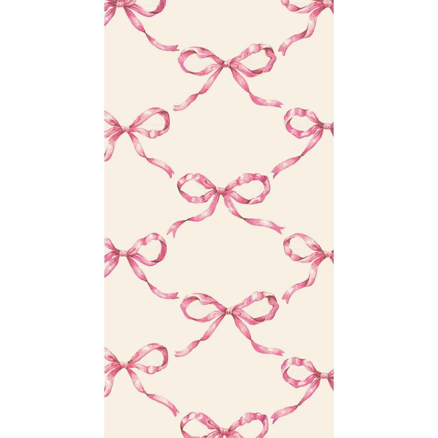 Pink Bow Lattice Napkins