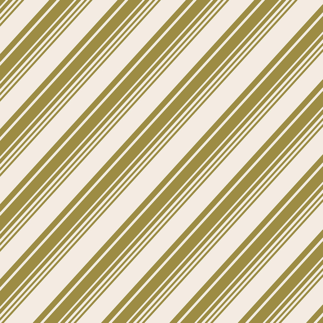 Gold Peppermint Stripe Napkins