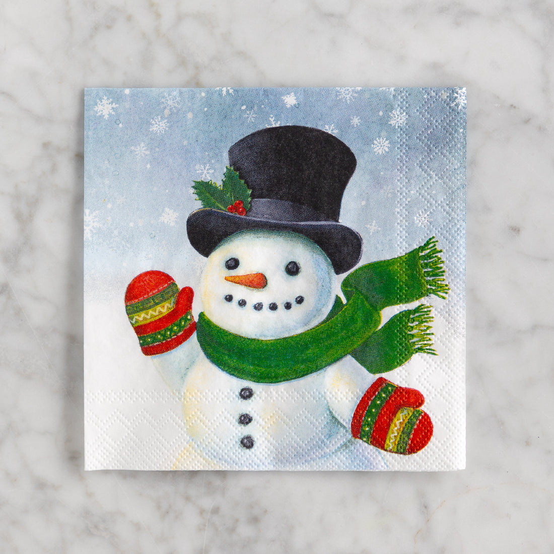 MISPRINT Snowman Napkins
