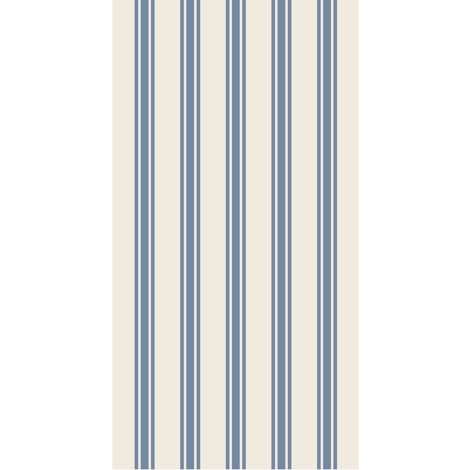 Striped pattern with blue vertical stripes on a white background.
