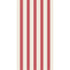 Red and white vertical striped pattern on a white background.