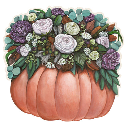 Die-cut Pumpkin Posey Placemat