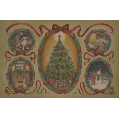 Kraft O Christmas Tree Placemat