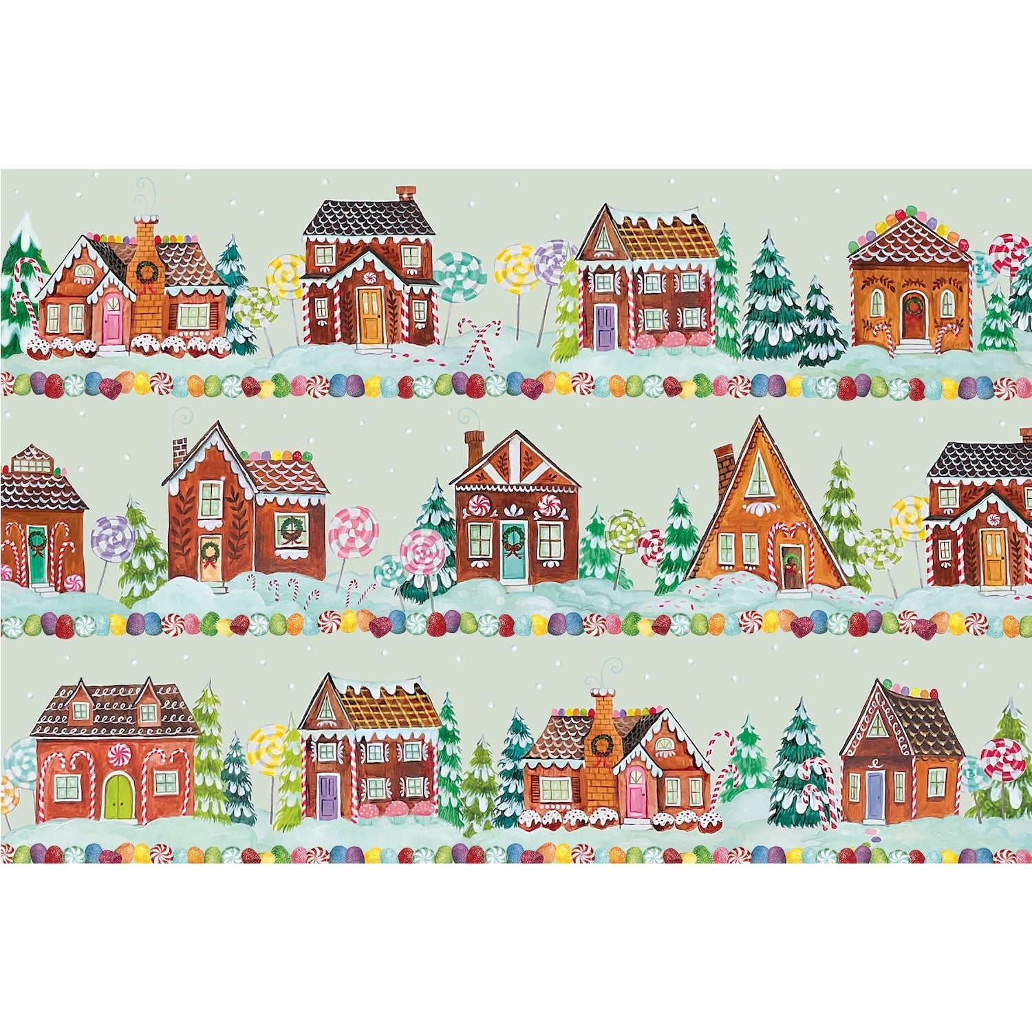 Gingerbread Village Placemat