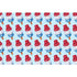 The Rocket Pop Placemat featuring a repeated pattern of rocket pops on a blue background.