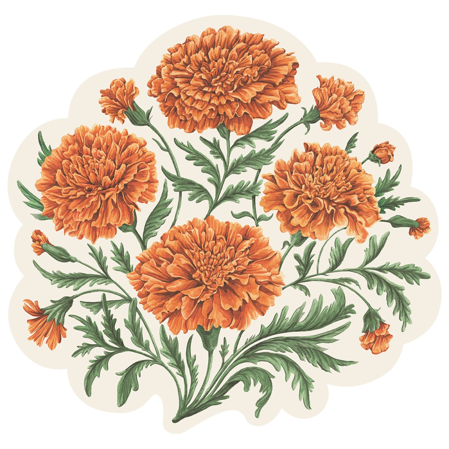 Hester & Cook Marigold Bouquet Placemat - Thumbnail 2