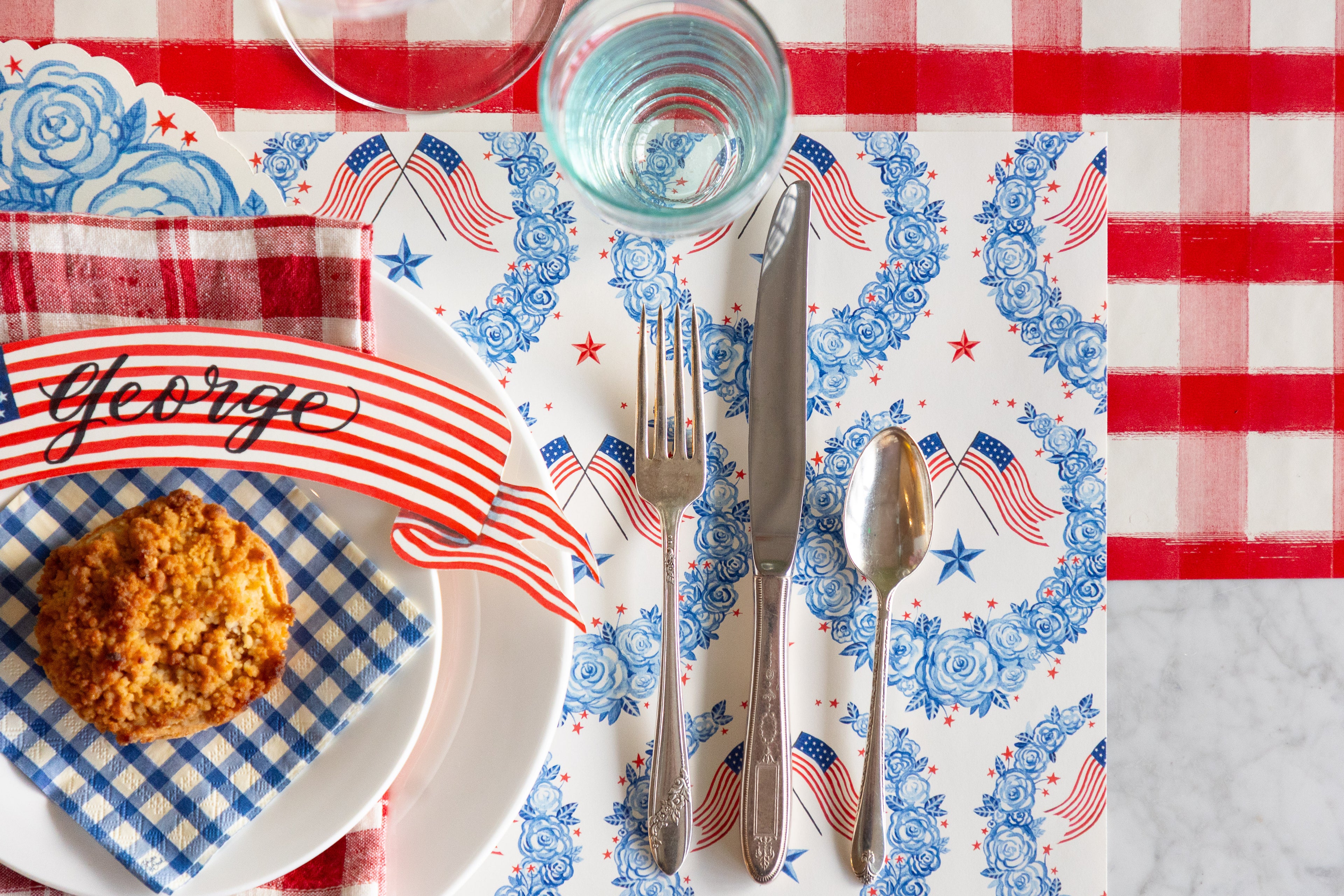 American Floral Placemat