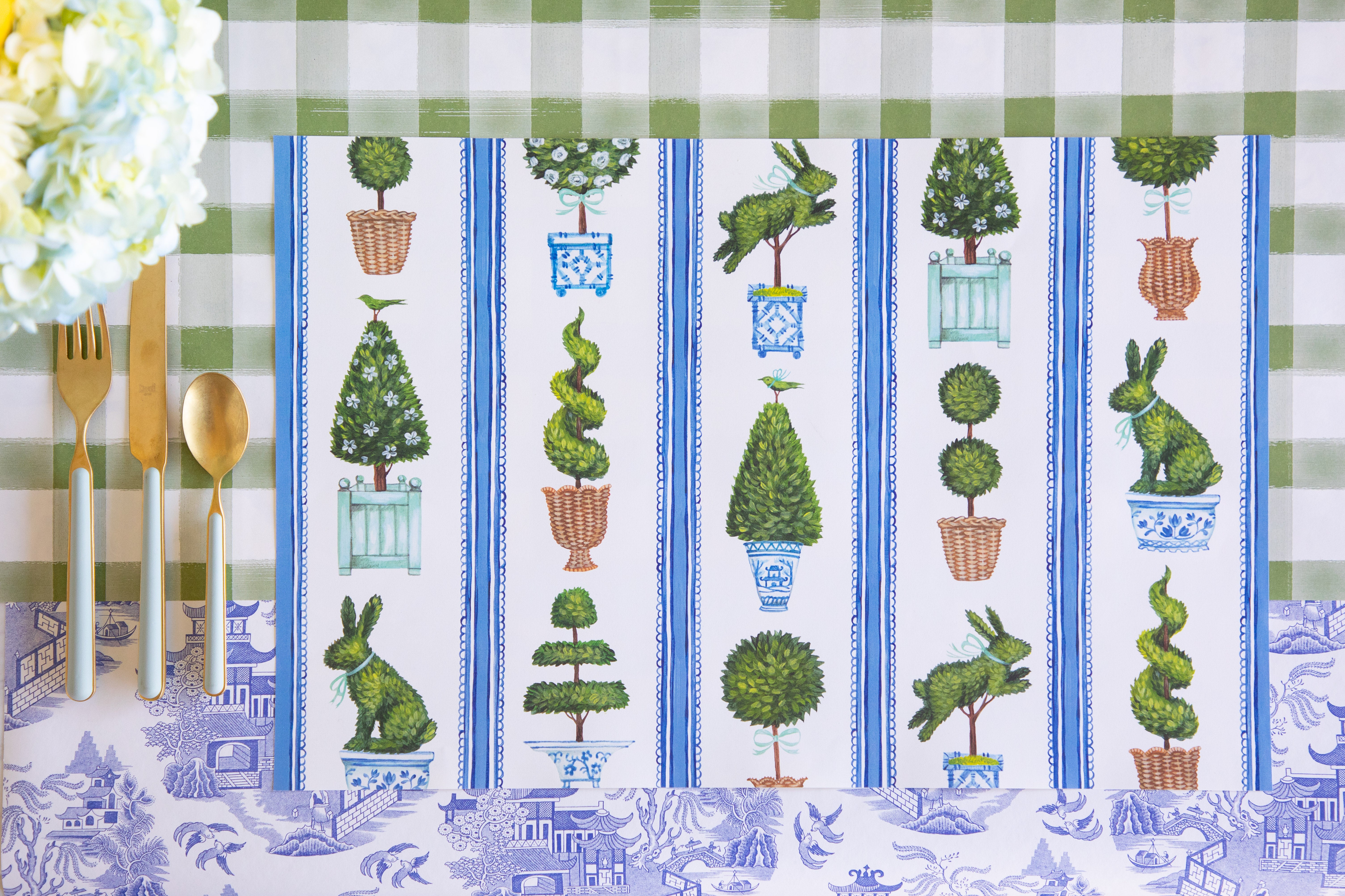 Hester & Cook Topiary Placemat - Thumbnail 2