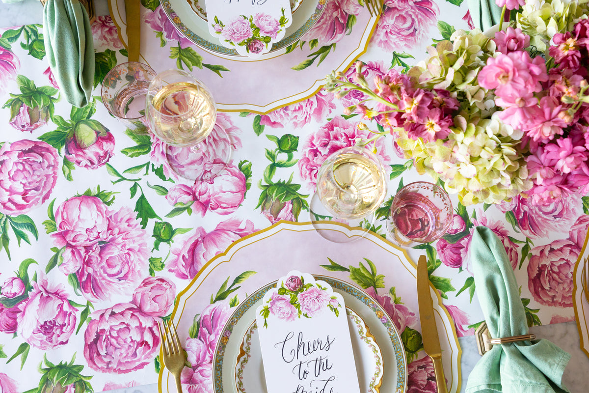 Peonies in Bloom Table Runner