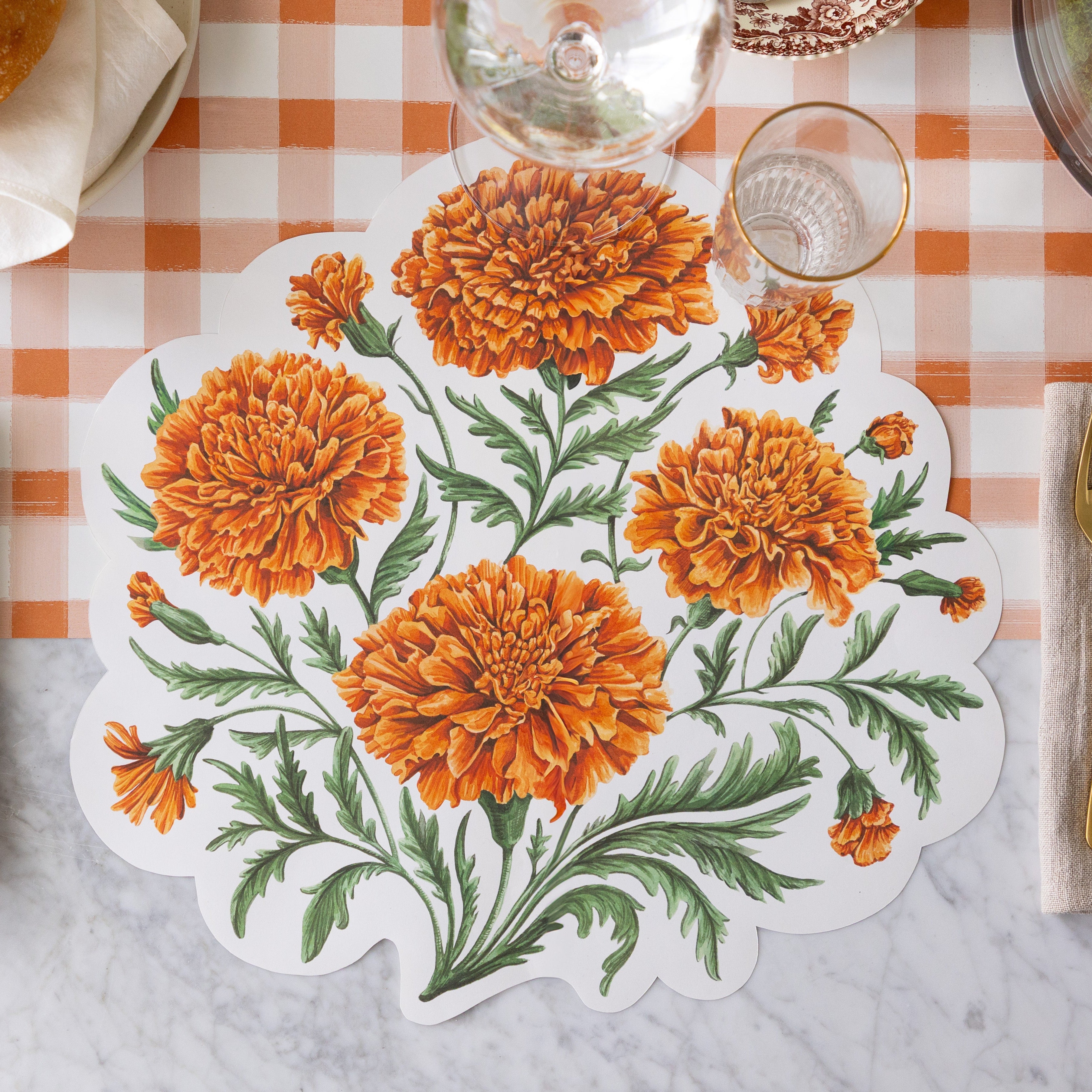 Hester & Cook Marigold Bouquet Placemat - Thumbnail 3