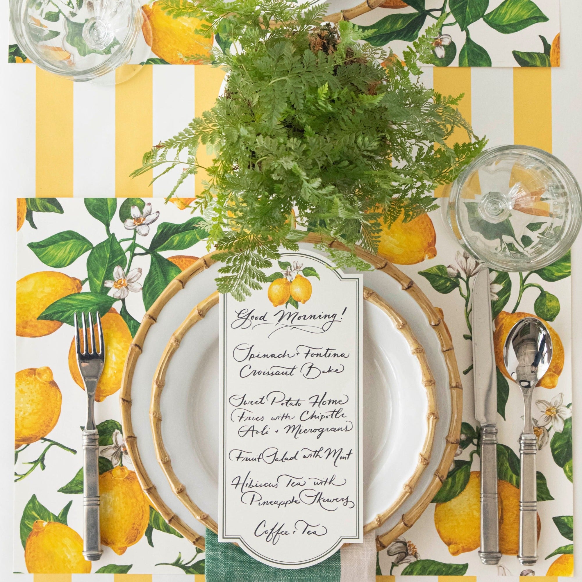 Lemons Placemat – Hester & Cook