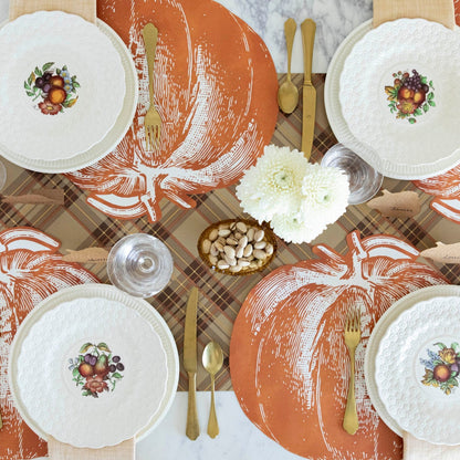 Thanksgiving table setting with Hester &amp; Cook&