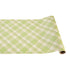 Bright Green Plaid Runner featuring a bright green base with stripes of pink & blue.