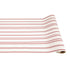 The Antique Red Stripe Runner partly unrolled against a white background.