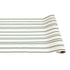 Antique Green Stripe Runner rolled out against a white background.