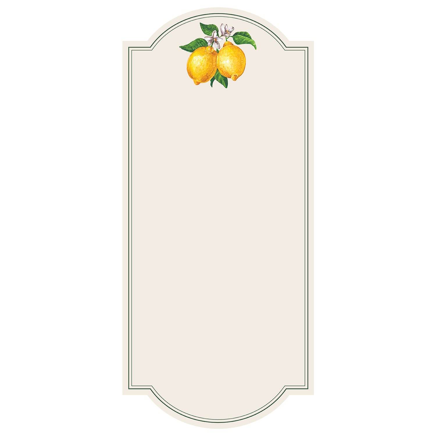 Lemon Table Card