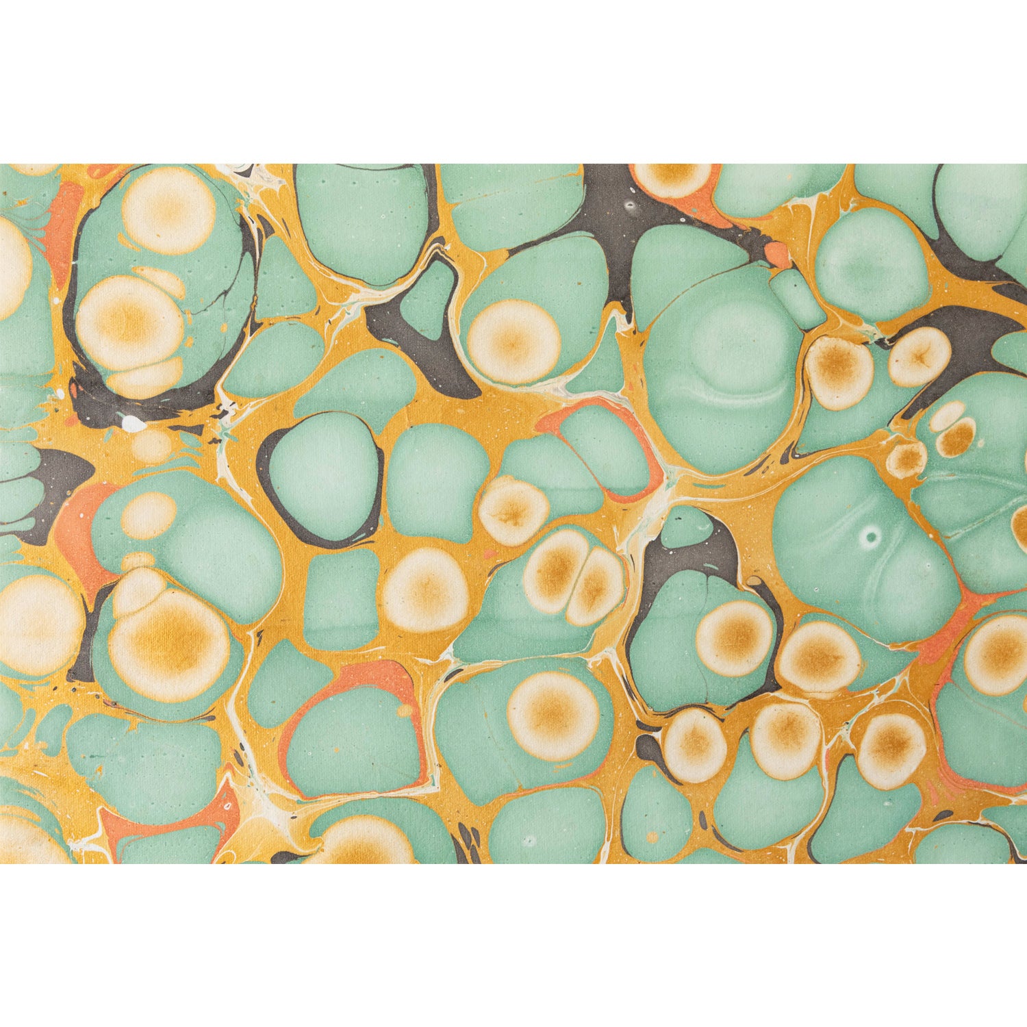 Seafoam &amp; Gold Stone Marbled Placemat
