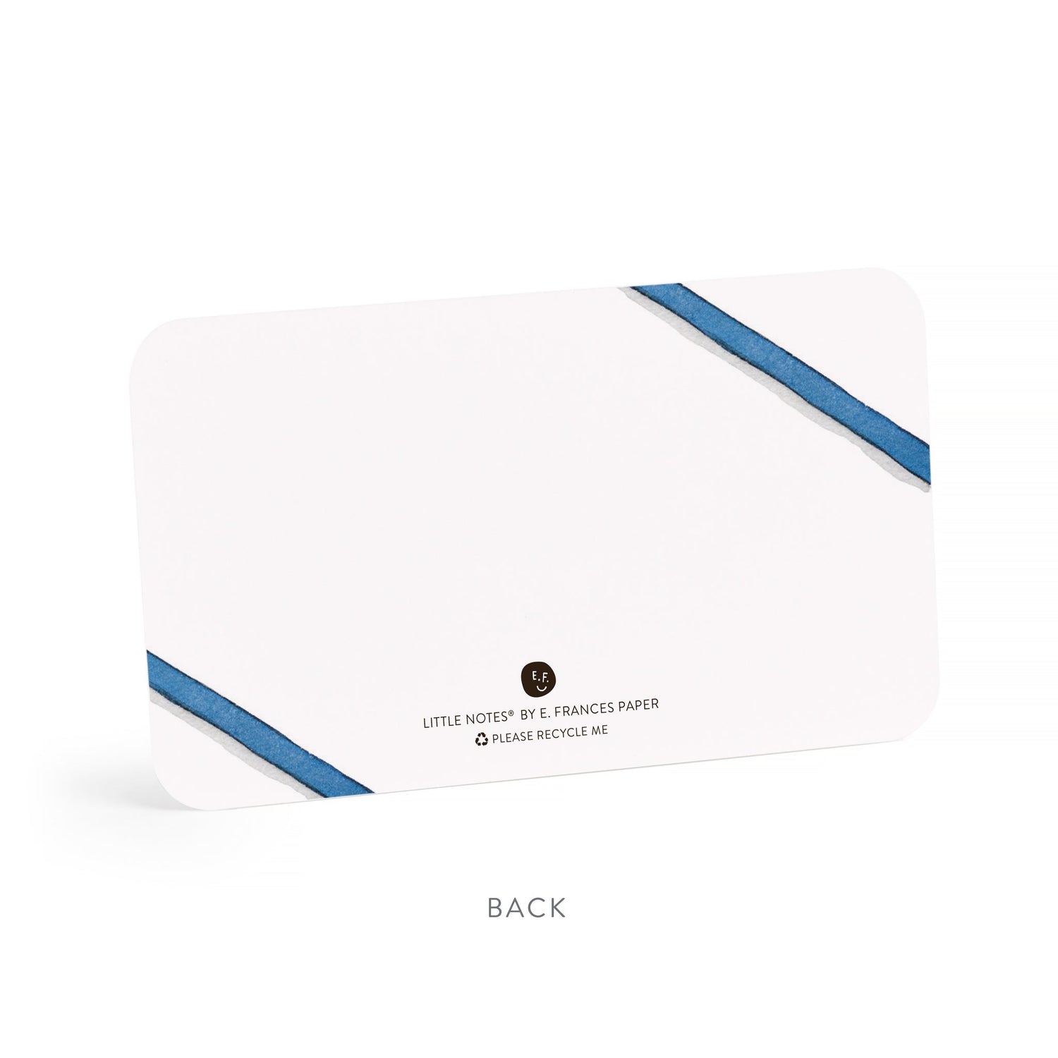 Back of Blue Bow Little Note.