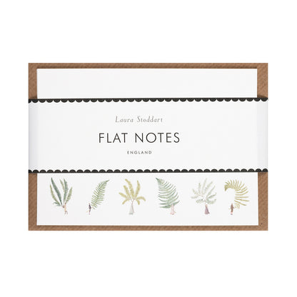 A set of Fabulous Ferns Flat Notes by Hester &amp; Cook on a white background.