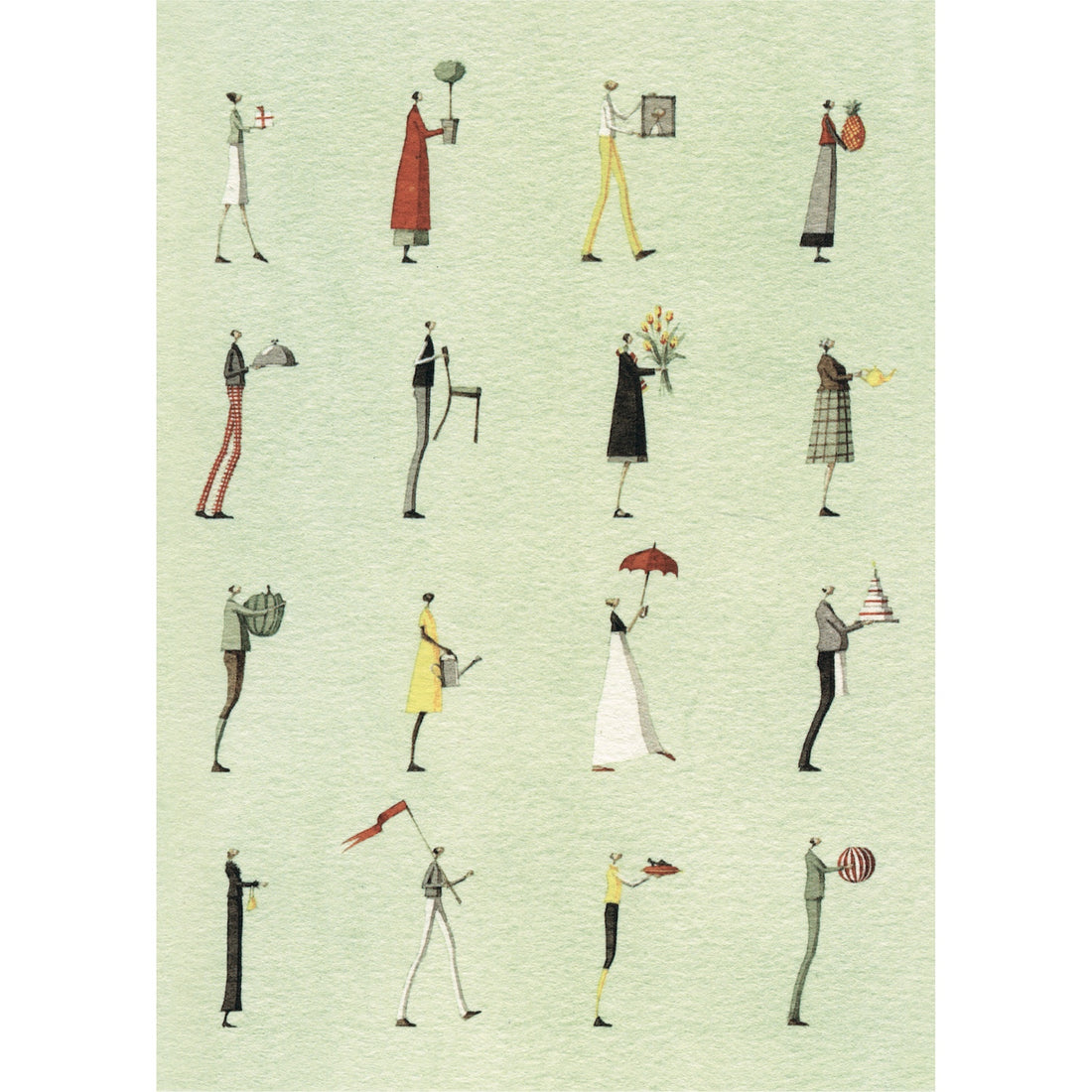 Bearing Gifts Greeting Card