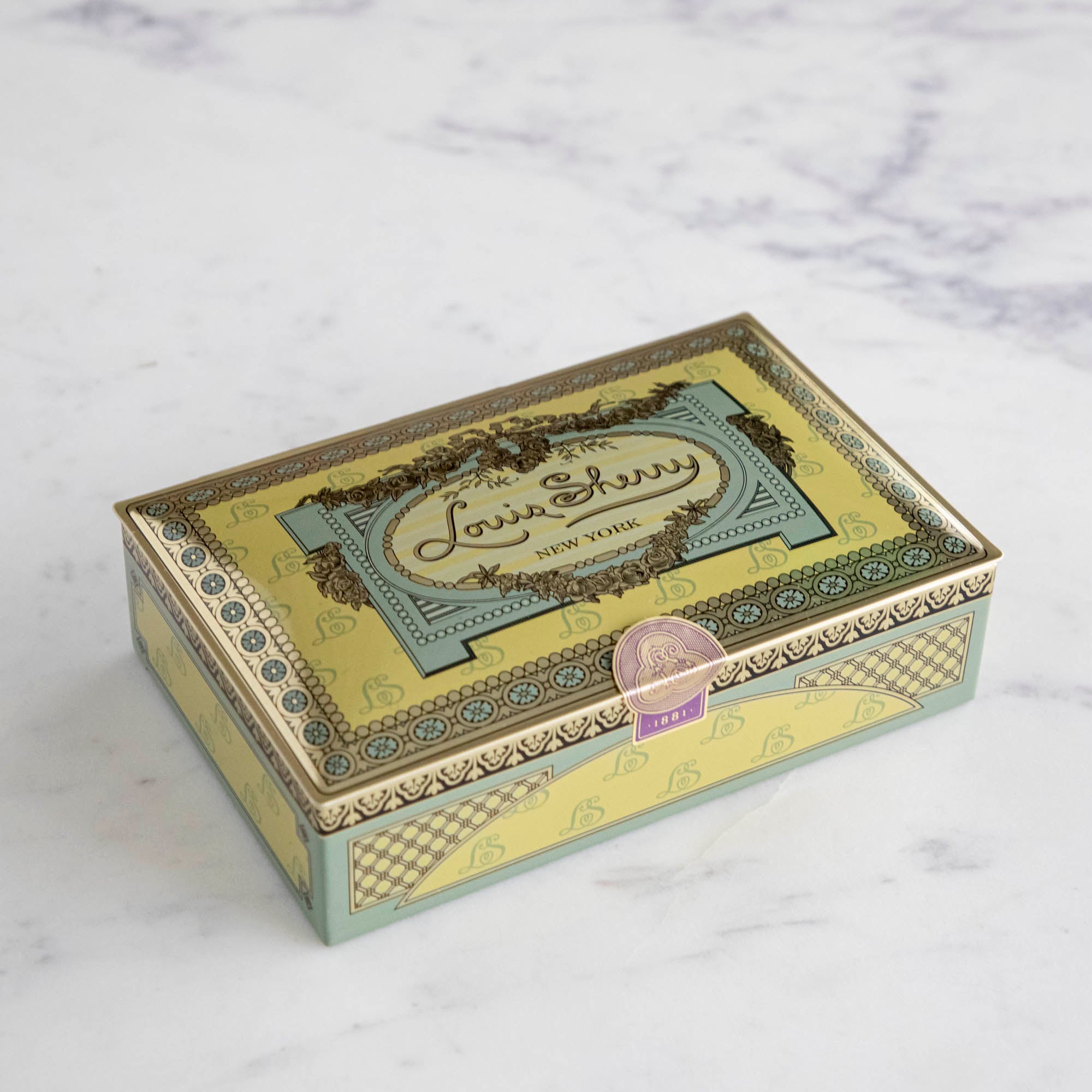 12-piece Louis Sherry Vintage Chocolate Box.