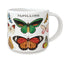 A Butterflies Ceramic Mug featuring butterflies, packaged in a decorative gift box from Cavallini Papers & Co.