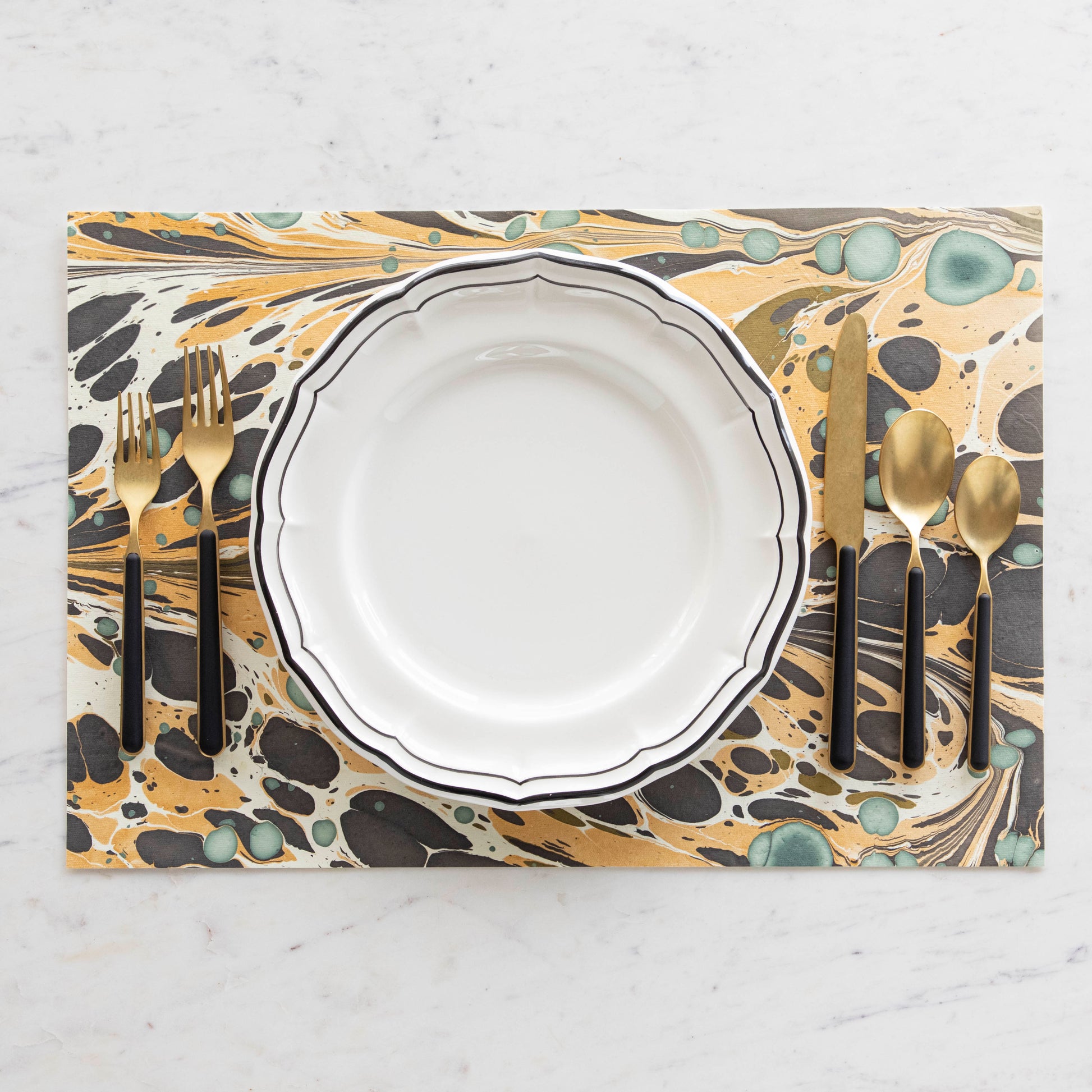 Fantasia Black 5Piece Place Setting Hester & Cook