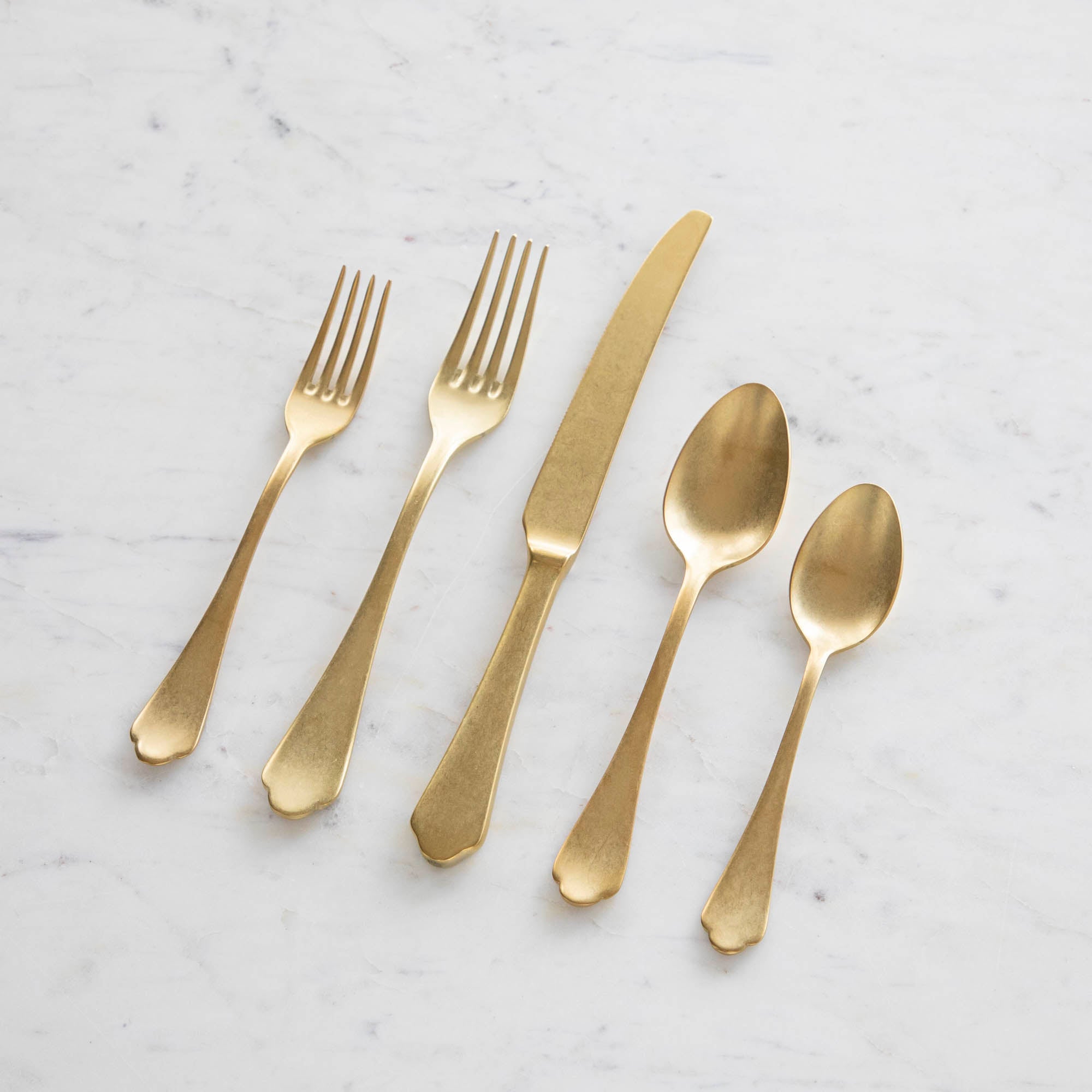 Dolce Vita Pewter Oro 5-Piece Place Setting