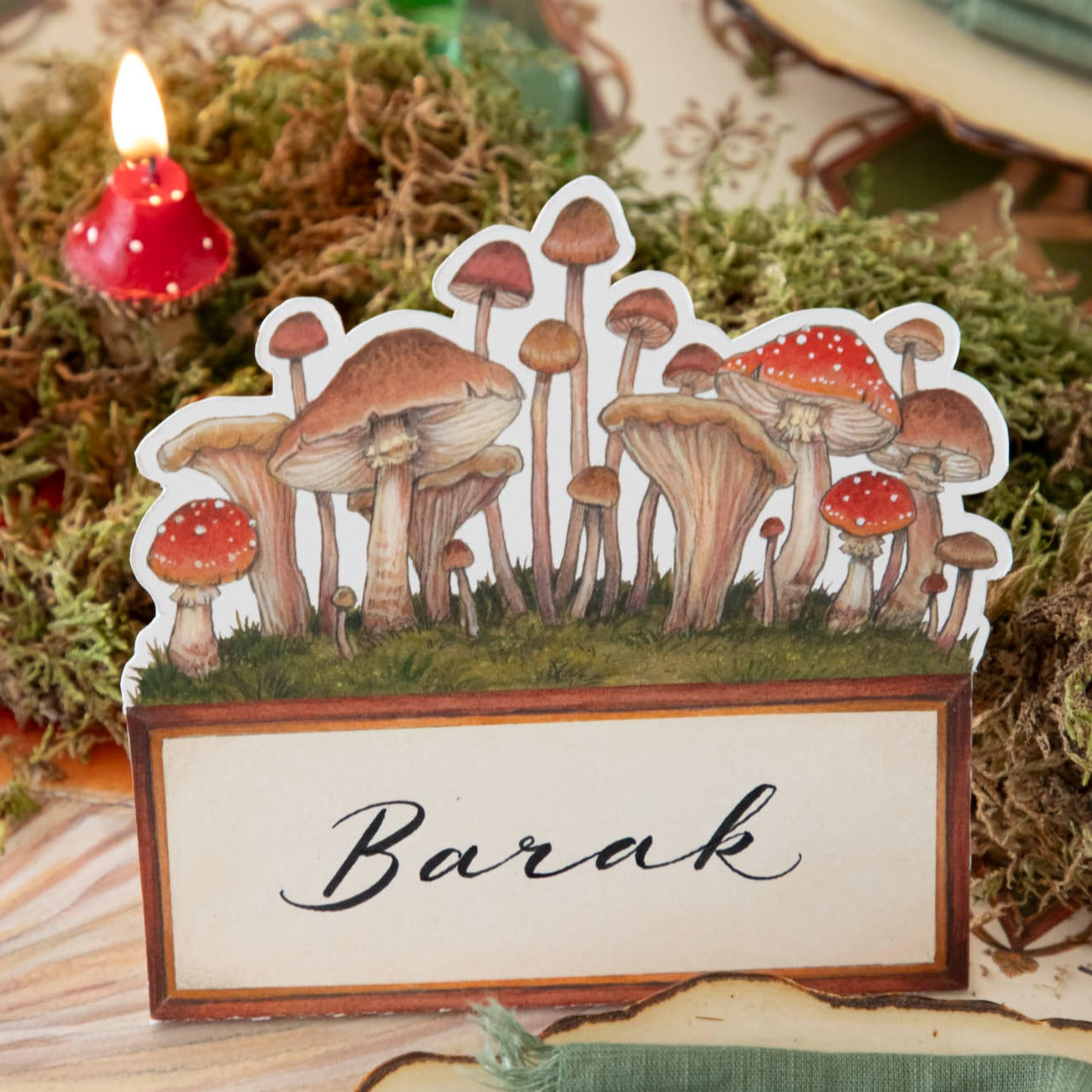 Mushroom Place Card