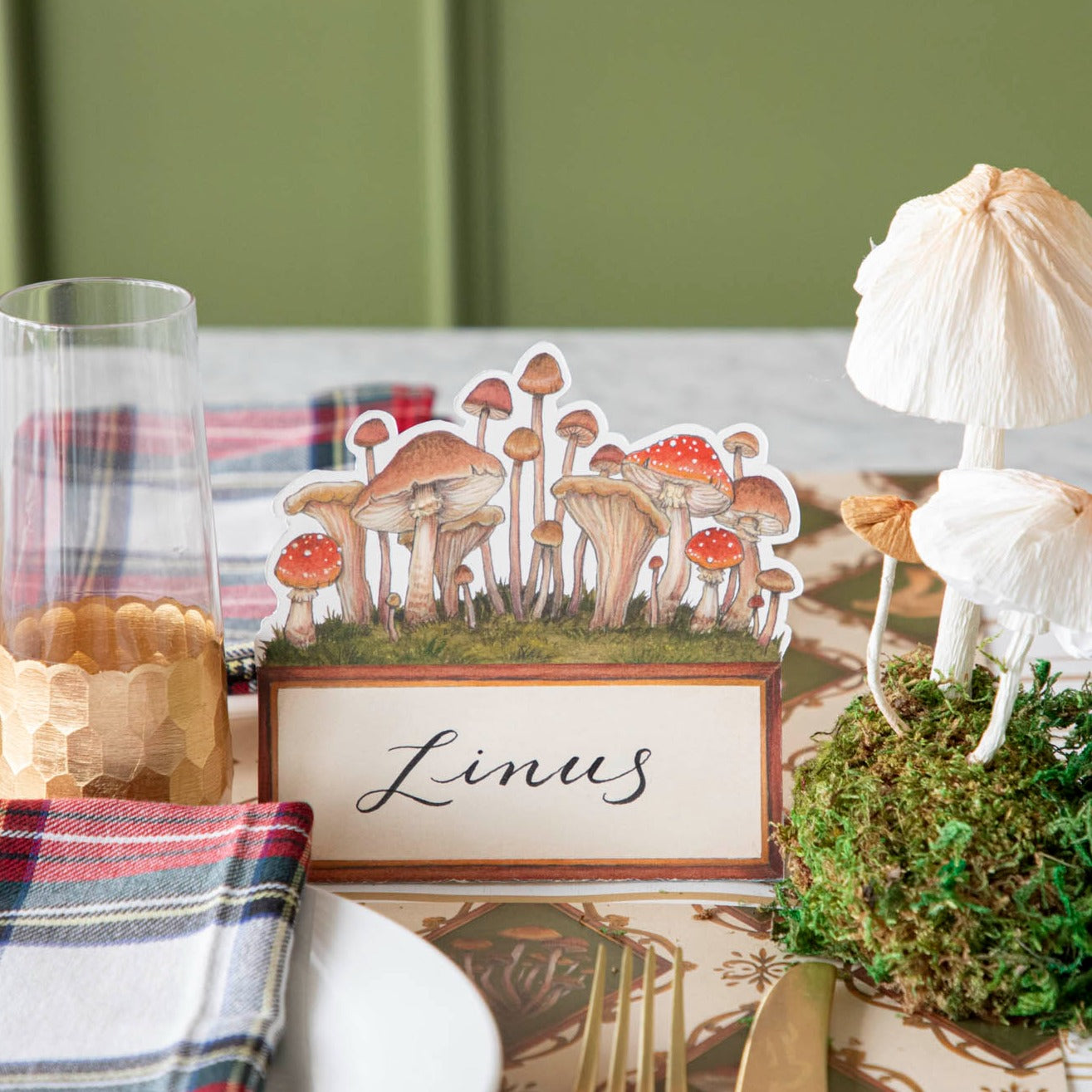 Mushroom Place Card