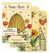 Bees & Honey mini notebook set with lined pages by Cavallini Papers & Co.