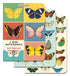 A vintage set of Butterflies 3 Mini Notebooks adorned with beautiful butterflies, by Cavallini Papers & Co.
