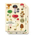 Cavallini set of 3 mini Jardin themed notebooks.