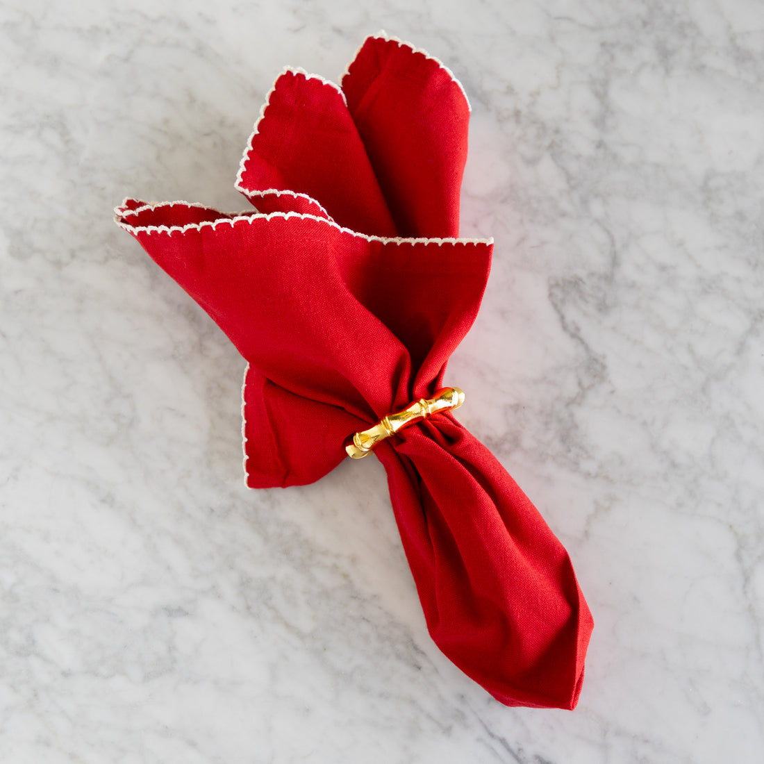 Essential Cottage Napkin in Red