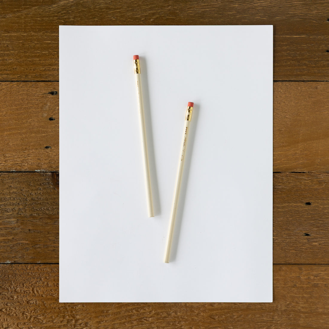 2 Bridge Pencils on a piece of paper.