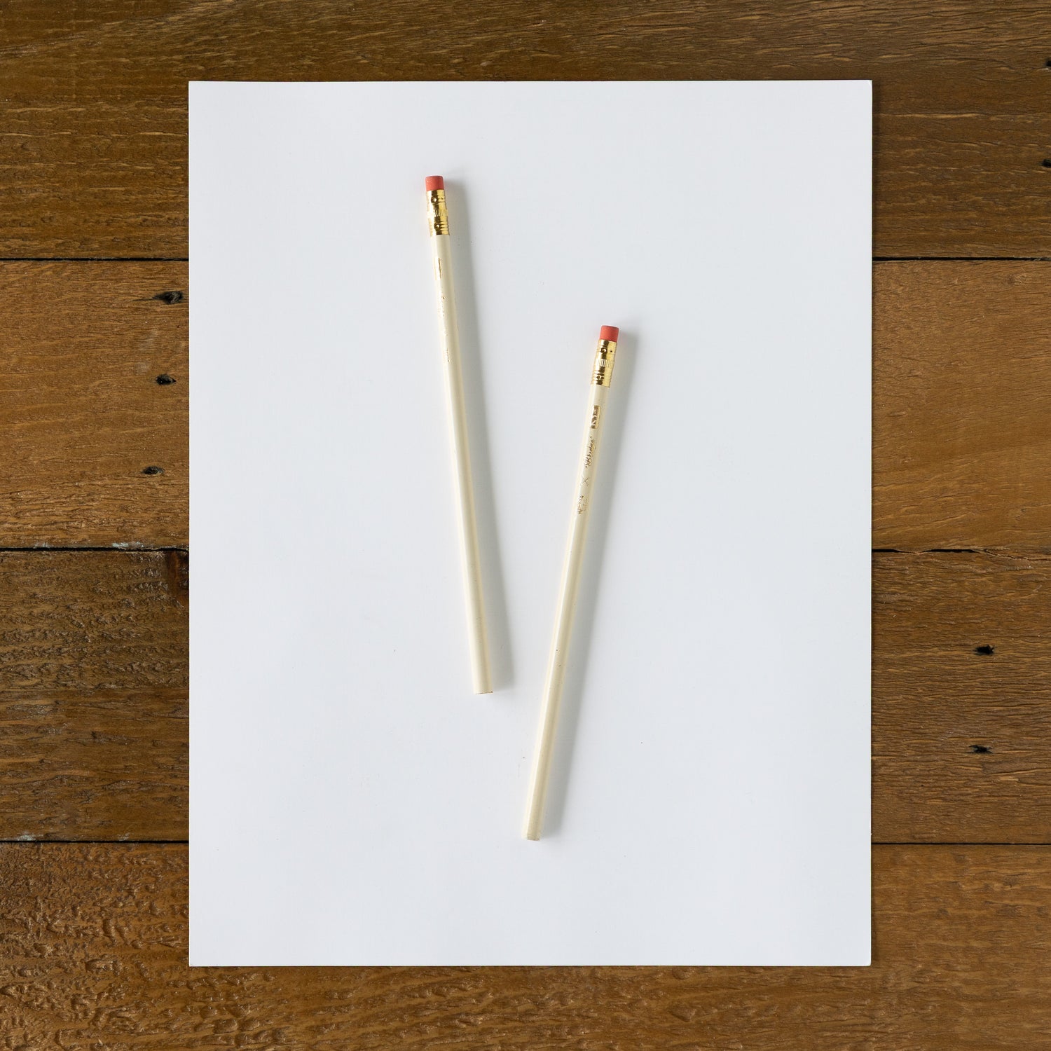2 Bridge Pencils on a piece of paper.
