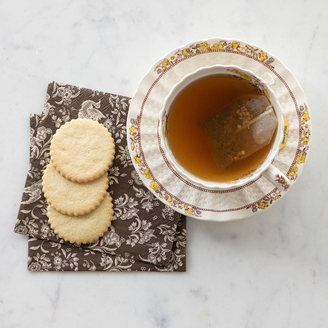 Brown Regal Peacock Cocktail Napkins