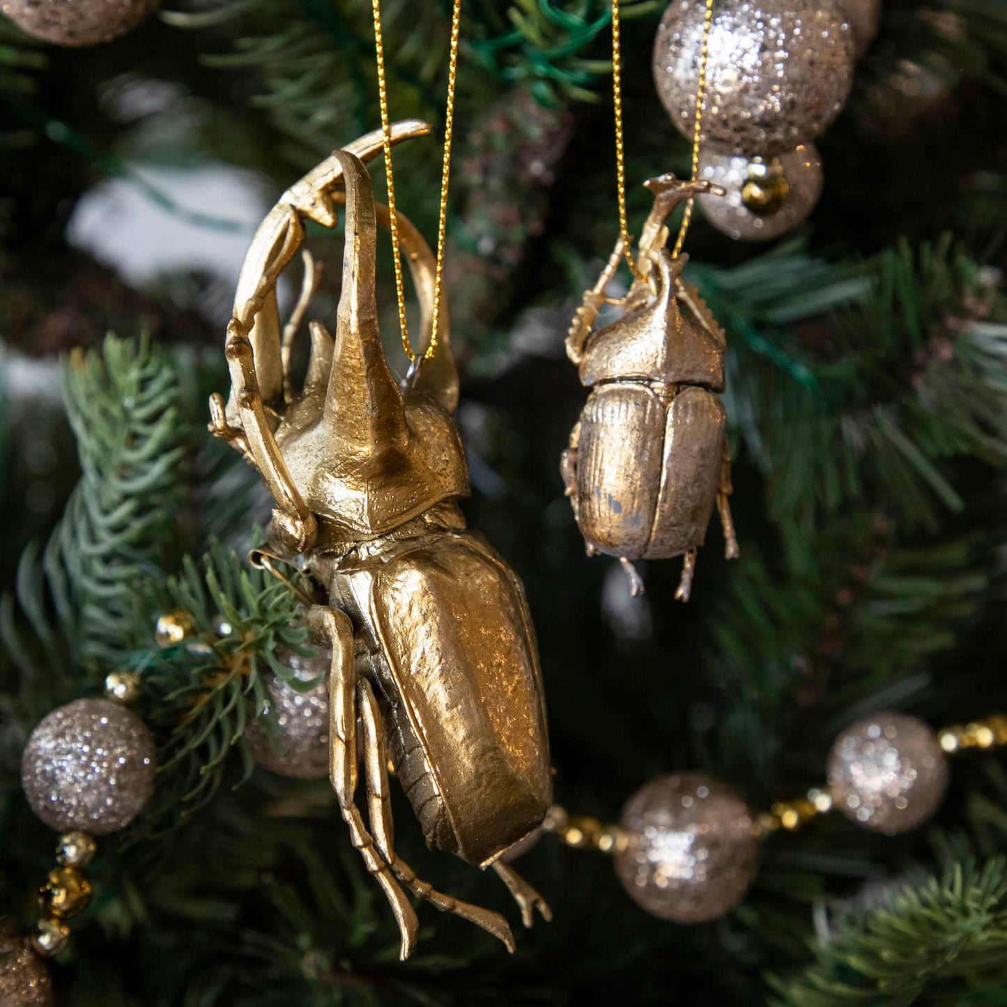 Gold Beetle Ornament