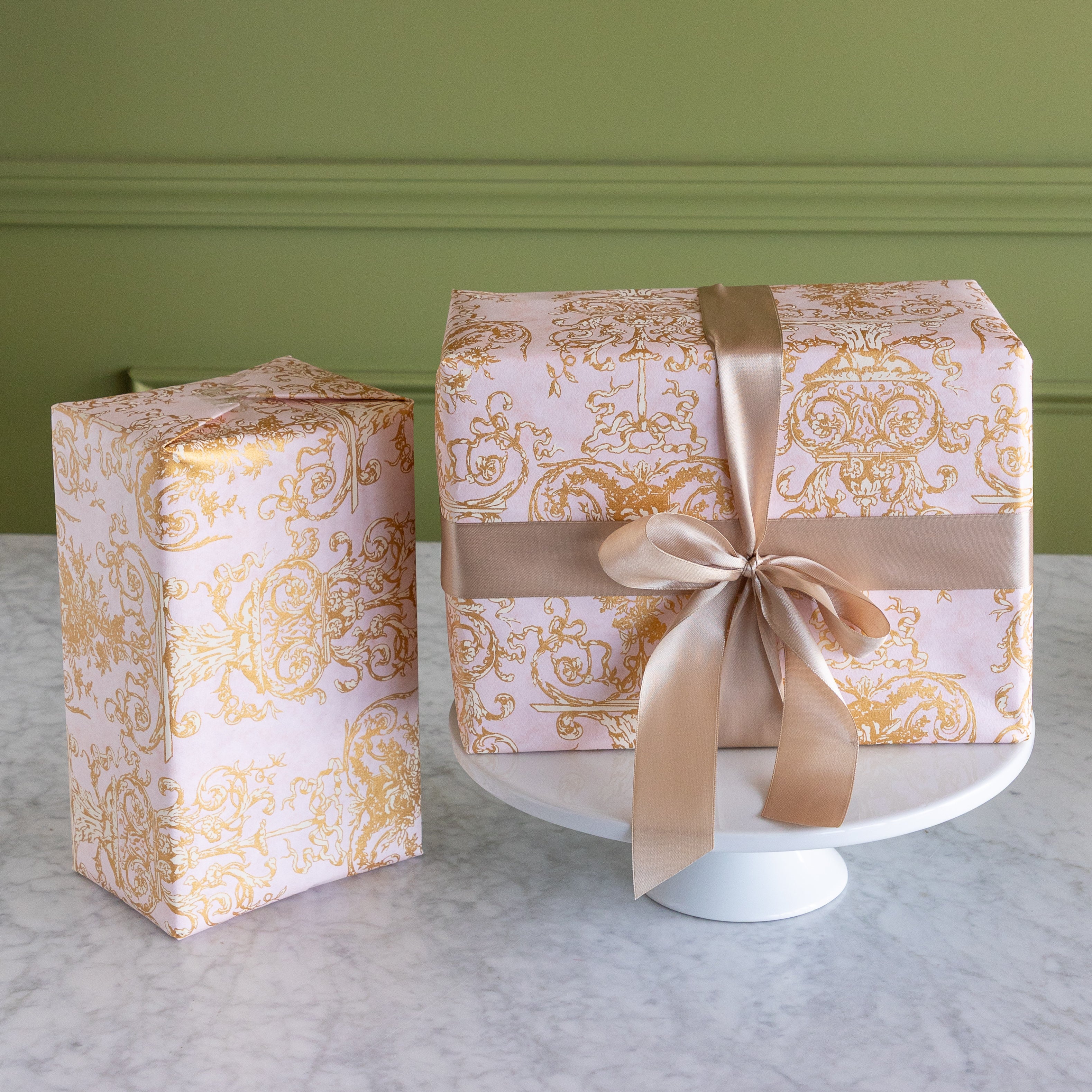 Gilded Scroll Wrapping Sheets