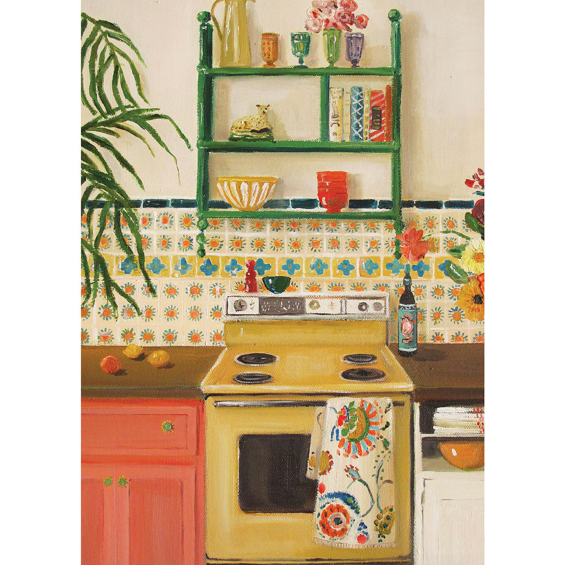 Colorful Kitchen Greeting Card