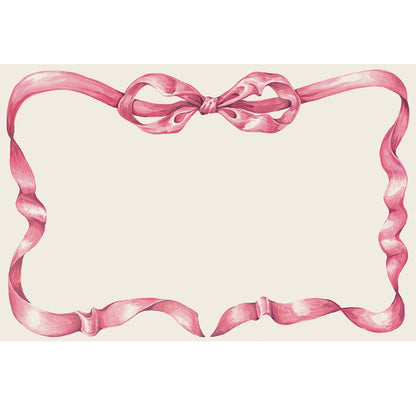 Pink Bow Personalized Placemat