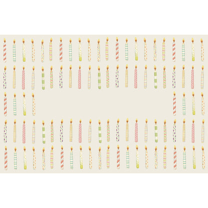 Birthday Candles Personalized Placemat