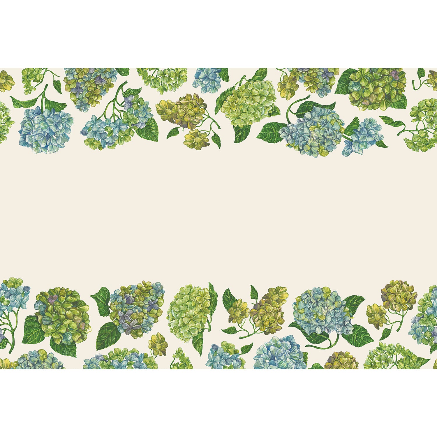 Hydrangea Personalized Runner