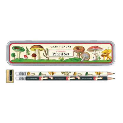 Mushroom pencil set