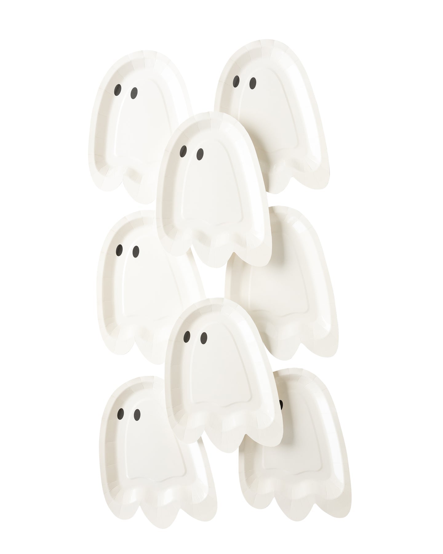 Ghost Shaped Paper Plates